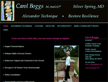 Tablet Screenshot of carolboggs.com